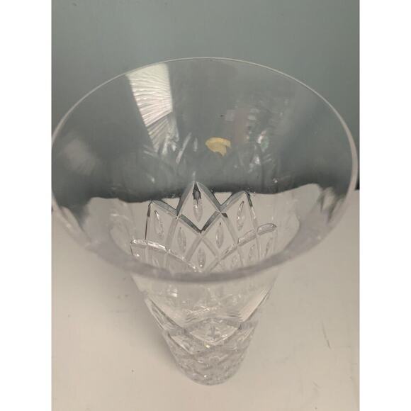 Atlantis Crystal Vase 10.5" Tall ATL14 Collection Vintage MCM Tube Flowers Shiny - Picture 8 of 16